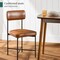 Best Choice Products Faux Leather Dining Chair Set of 2, Standard Height w/ Metal Frame